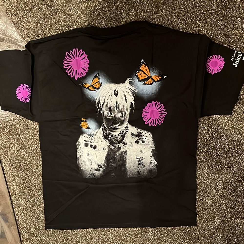 New 999 Juicewrld Memorial Legends Never Die T-shirt sz L - Picture 4 of 6